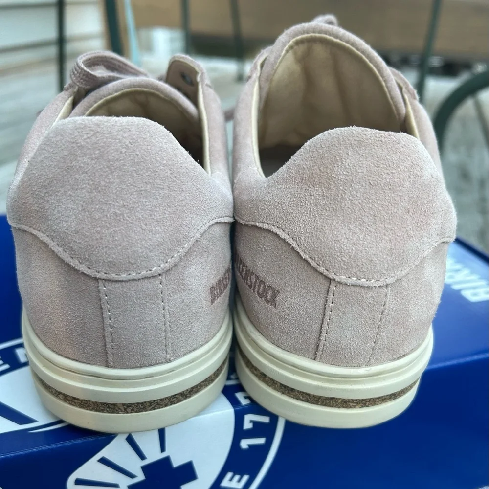 Birkenstock Bend Low Light Rose Suede Sneakers. Size 40. New in Box! - Picture 6 of 9